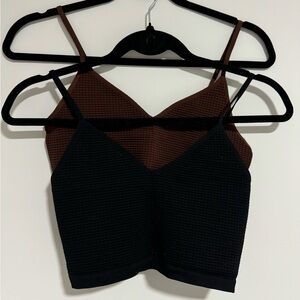 Waffle crop top